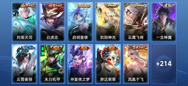 王者荣耀10传说 72史诗 225皮肤 116英雄 永恒钻石I