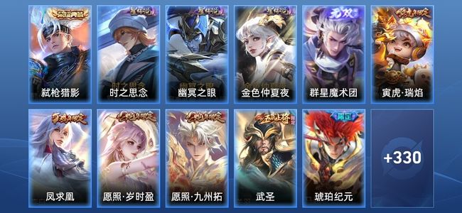 王者荣耀【苹果版】V8 1典藏 1无双 3星传说 22传说 106史诗 338皮肤 永恒钻石II
