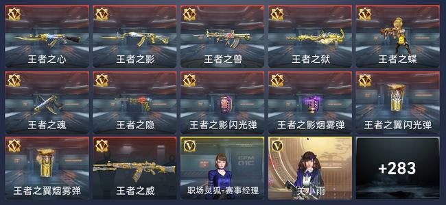 穿越火线：枪战王者V7 12王者 288英雄武器 9英雄角色 511万化 新锐