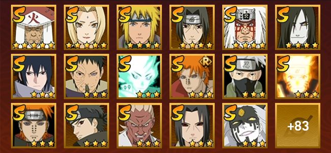 火影忍者V14 38S忍 63A忍 293忍 5458S碎片 28通灵 2000W战力 前10名 暗部