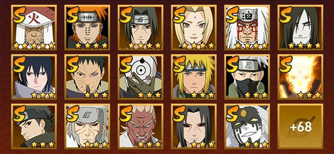 火影忍者V12 40S忍 45A忍 251忍 5396S碎片 26通灵 1000W战力 前100名 暗部