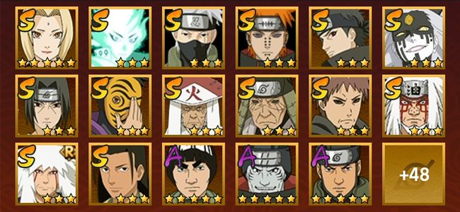 火影忍者V15 16S忍 49A忍 204忍 2299S碎片 25通灵 1000W战力 前10名 暗部