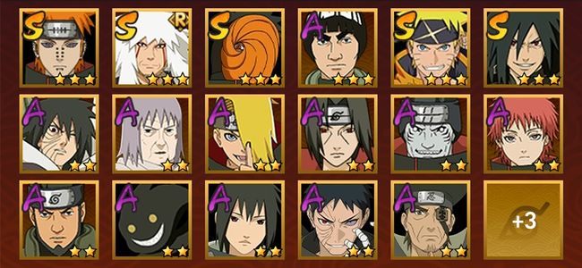 火影忍者V11 5S忍 15A忍 84忍 815S碎片 19通灵 400W战力 前50名 影级