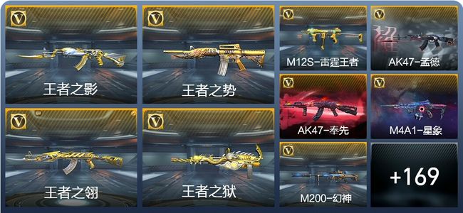 穿越火线：枪战王者V8 14王者武器 187英雄武器 6英雄角色 396万化 枪圣SSS