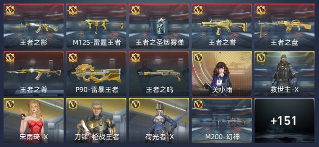 穿越火线：枪战王者8王者 160英雄武器 5英雄角色 191万化 新锐