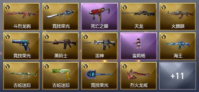 穿越火线（CF）2王者武器 43V武器 21V角色 3皮肤 可排位
