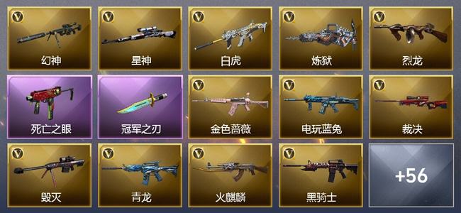 穿越火线（CF）0传说角色 0传说武器 0王者武器 1炫金武器 72V武器 35V角色 19皮肤 可排位 传奇