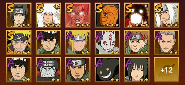 火影忍者V11 7S忍 22A忍 88忍 998S碎片 13通灵 200W战力 上忍