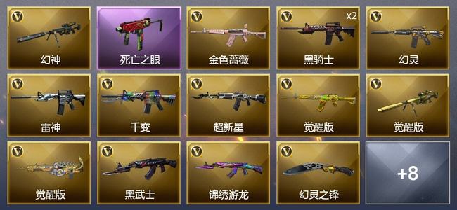 穿越火线（CF）19V武器 5皮肤 可排位 新锐