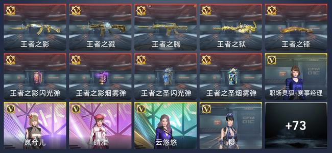 穿越火线：枪战王者V7 9王者 81英雄武器 6英雄角色 248万化 专家S
