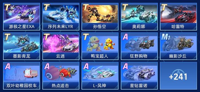 QQ飞车手游V13 9永久T车 150永久A车 255永久赛车 130宠物 男号 钻石