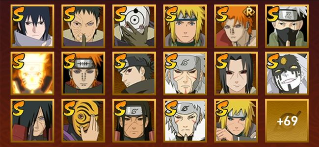 火影忍者V12 45S忍 58A忍 103忍 1000W战力 见习