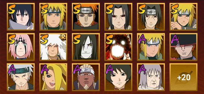 火影忍者V10 10S忍 35A忍 45忍 15通灵 600W战力 见习