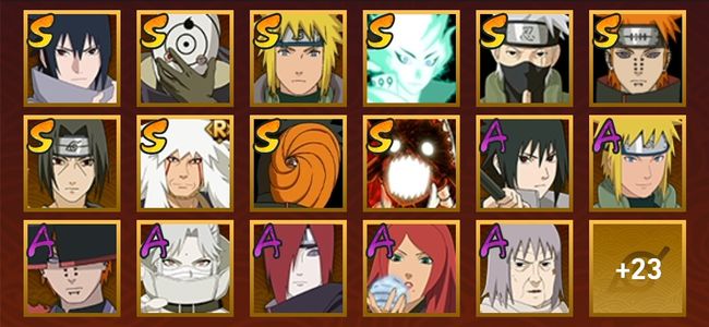 火影忍者V10 11S忍 29A忍 40忍 500W战力 见习