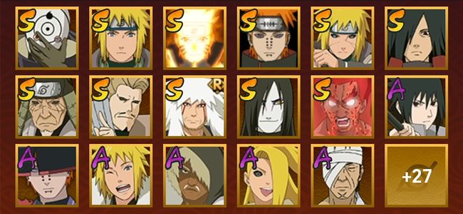 火影忍者V10 11S忍 33A忍 44忍 16通灵 700W战力 见习