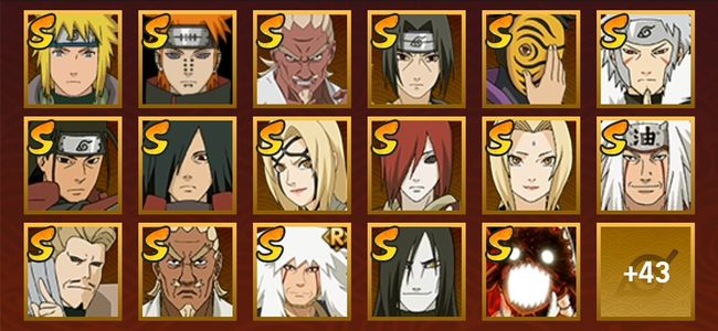 火影忍者V11 19S忍 41A忍 60忍 2685S碎片 18通灵 900W战力 见习