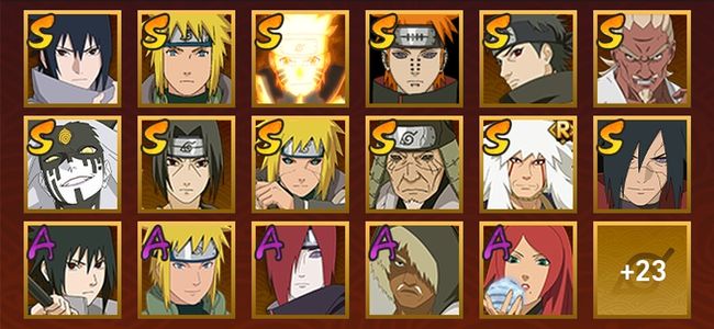 火影忍者V9 13S忍 27A忍 40忍 1729S碎片 18通灵 800W战力 前500名 见习