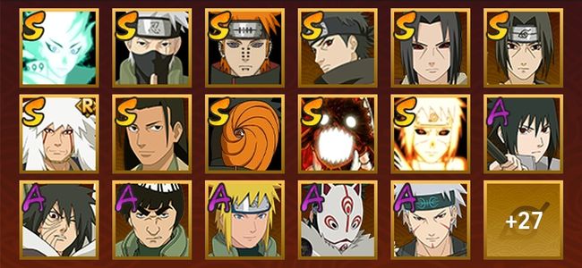 火影忍者V12 13S忍 34A忍 47忍 600W战力 见习