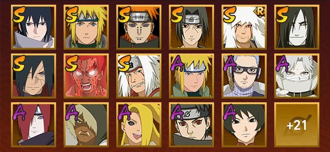 火影忍者V8 10S忍 29A忍 39忍 1164S碎片 14通灵 400W战力