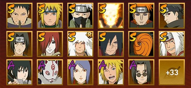 火影忍者V11 14S忍 39A忍 53忍 1795S碎片 19通灵 700W战力 前1000名