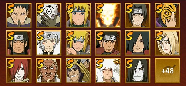 火影忍者V13 19S忍 47A忍 66忍 2711S碎片 20通灵 900W战力