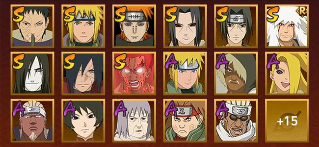 火影忍者V4 10S忍 23A忍 33忍 1251S碎片 15通灵 600W战力