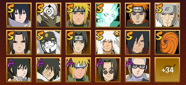 火影忍者V11 14S忍 39A忍 53忍 1883S碎片 17通灵 700W战力 前1000名