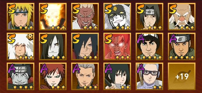 火影忍者V10 10S忍 26A忍 128忍 1474S碎片 15通灵 600W战力 见习