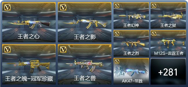 穿越火线：枪战王者V8 19王者武器 290英雄武器 7英雄角色 553万化 专家S