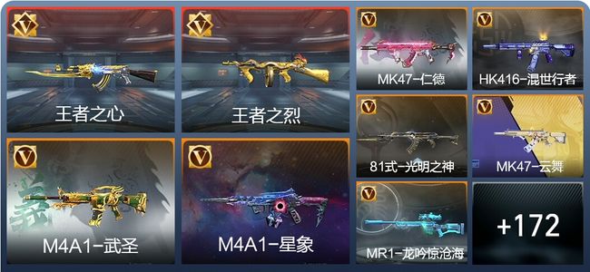 穿越火线：枪战王者V8 9王者 191英雄武器 7英雄角色 251万化 专家S