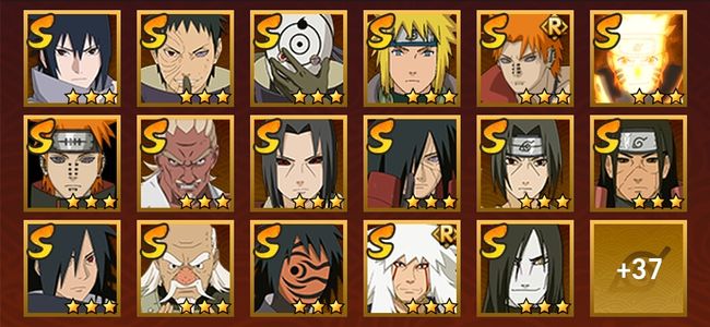 火影忍者V11 20S忍 34A忍 164忍 2364S碎片 18通灵 700W战力 见习