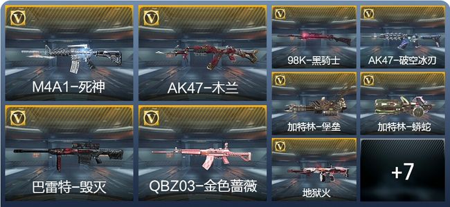 穿越火线：枪战王者V1 17英雄武器 1万化 精英