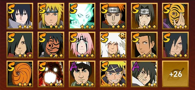 火影忍者V12 15S忍 28A忍 137忍 1903S碎片 16通灵 400W战力 中忍