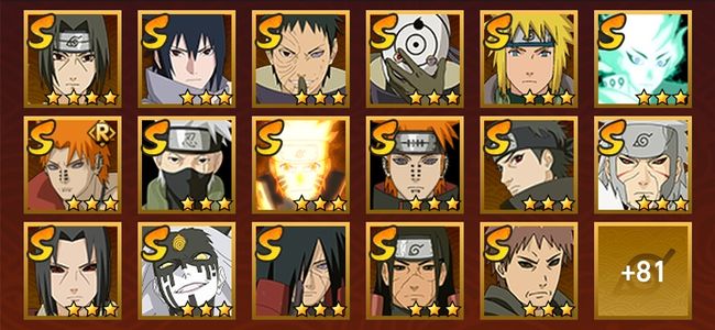 火影忍者V13 32S忍 66A忍 263忍 3894S碎片 22通灵 1000W战力 前500名 暗部