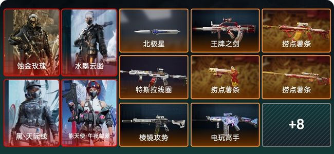 三角洲行动总资产119.3M 5干员外观 1传说近战 26传说枪械 黄金