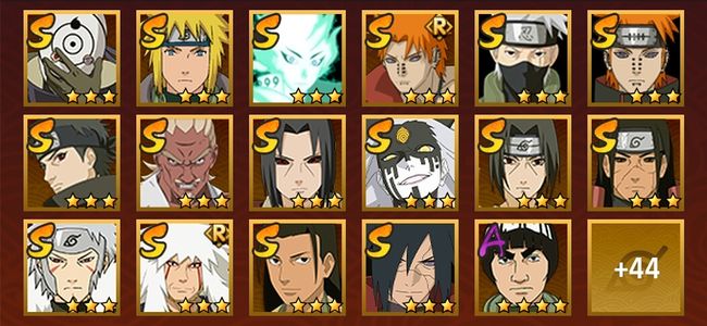 火影忍者V11 22S忍 39A忍 168忍 2609S碎片 19通灵 800W战力 前500名 见习