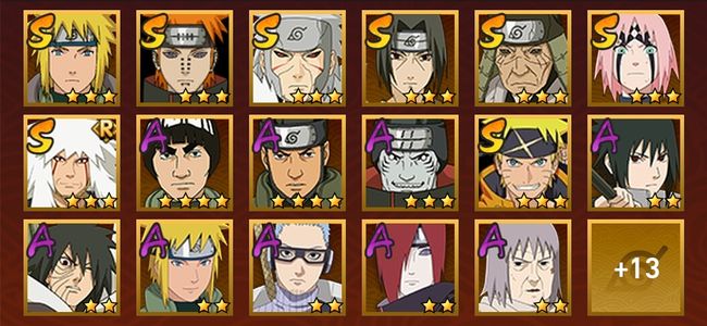 火影忍者V7 8S忍 22A忍 123忍 1241S碎片 14通灵 600W战力 上忍