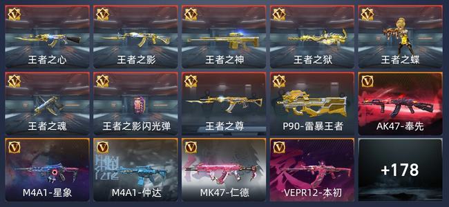 穿越火线：枪战王者V6 9王者 219英雄武器 143万化 新锐