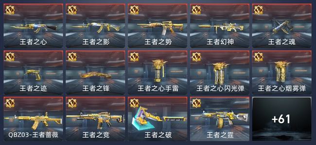 穿越火线：枪战王者25王者 125英雄武器 1英雄角色 新锐