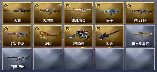 穿越火线（CF）10V武器 2皮肤 可排位 新锐