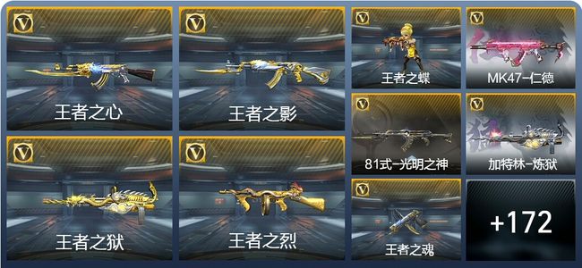 穿越火线：枪战王者V6 19王者武器 194英雄武器 7英雄角色 288万化 大师SS