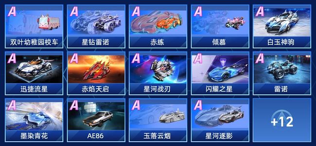 QQ飞车手游V5 18永久A车 26永久赛车 19宠物 女号 星耀