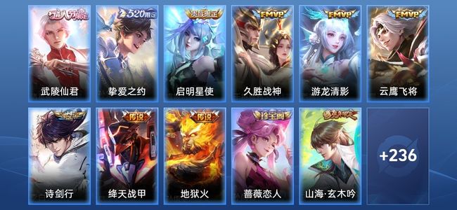 王者荣耀V8 9传说 66史诗 247皮肤 121英雄 尊贵铂金IV