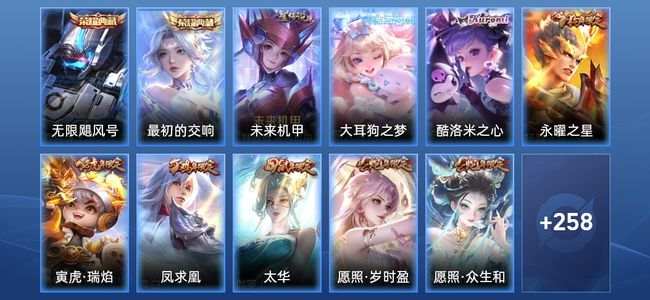 王者荣耀V9 2典藏 23传说 71史诗 268皮肤 124英雄 至尊星耀II