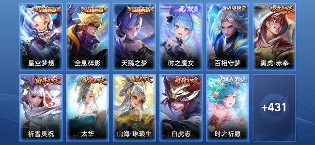 王者荣耀【苹果版】V10 3典藏 1无双 47传说 145史诗 443皮肤 非凡王者
