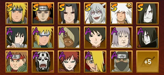 火影忍者V1 6S忍 17A忍 23忍 100W内战力 见习