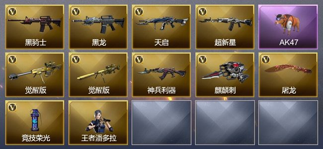 穿越火线（CF）3王者武器 9V武器 9V角色 可排位