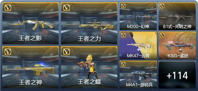 穿越火线：枪战王者V5 225英雄武器 新锐