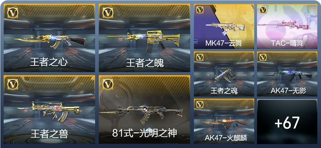 穿越火线：枪战王者V6 123英雄武器 新锐