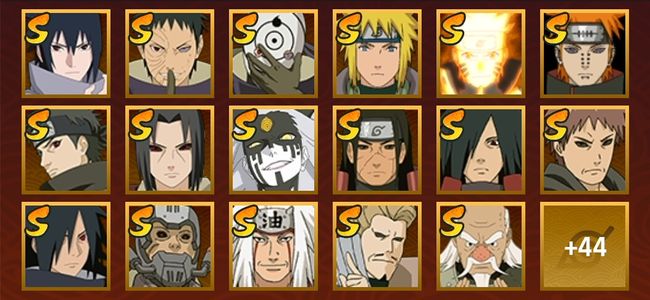 火影忍者V14 25S忍 49A忍 74忍 100W内战力 见习